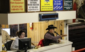 Salem Livestock Auctioneer Roger Schafer